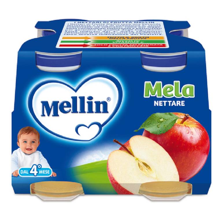 MELLIN Nettare Mela 4x125 ml