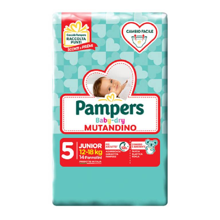 PAMPERS BD MUT JUNIOR S PACK14